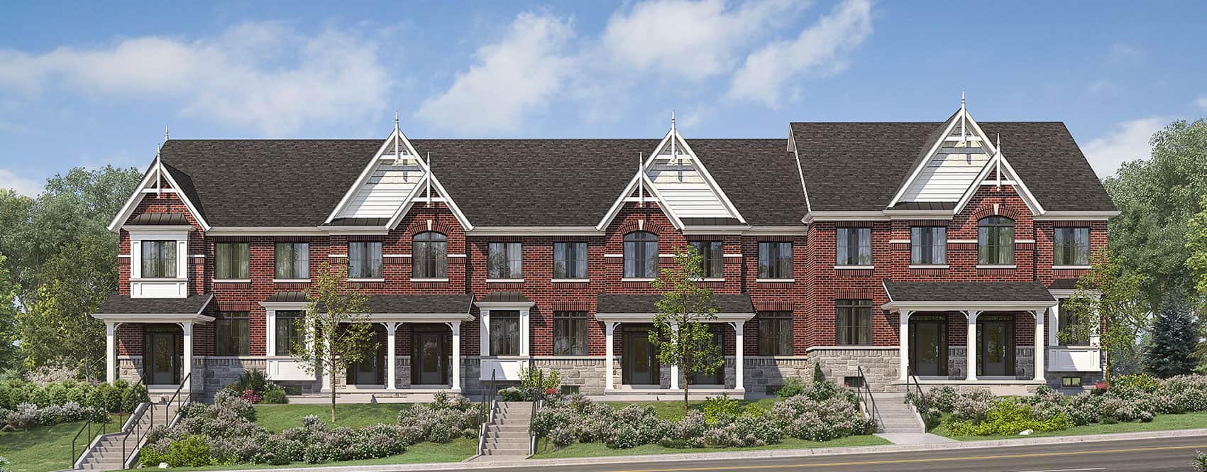Mill Street House townhome exterior in Historic Markham