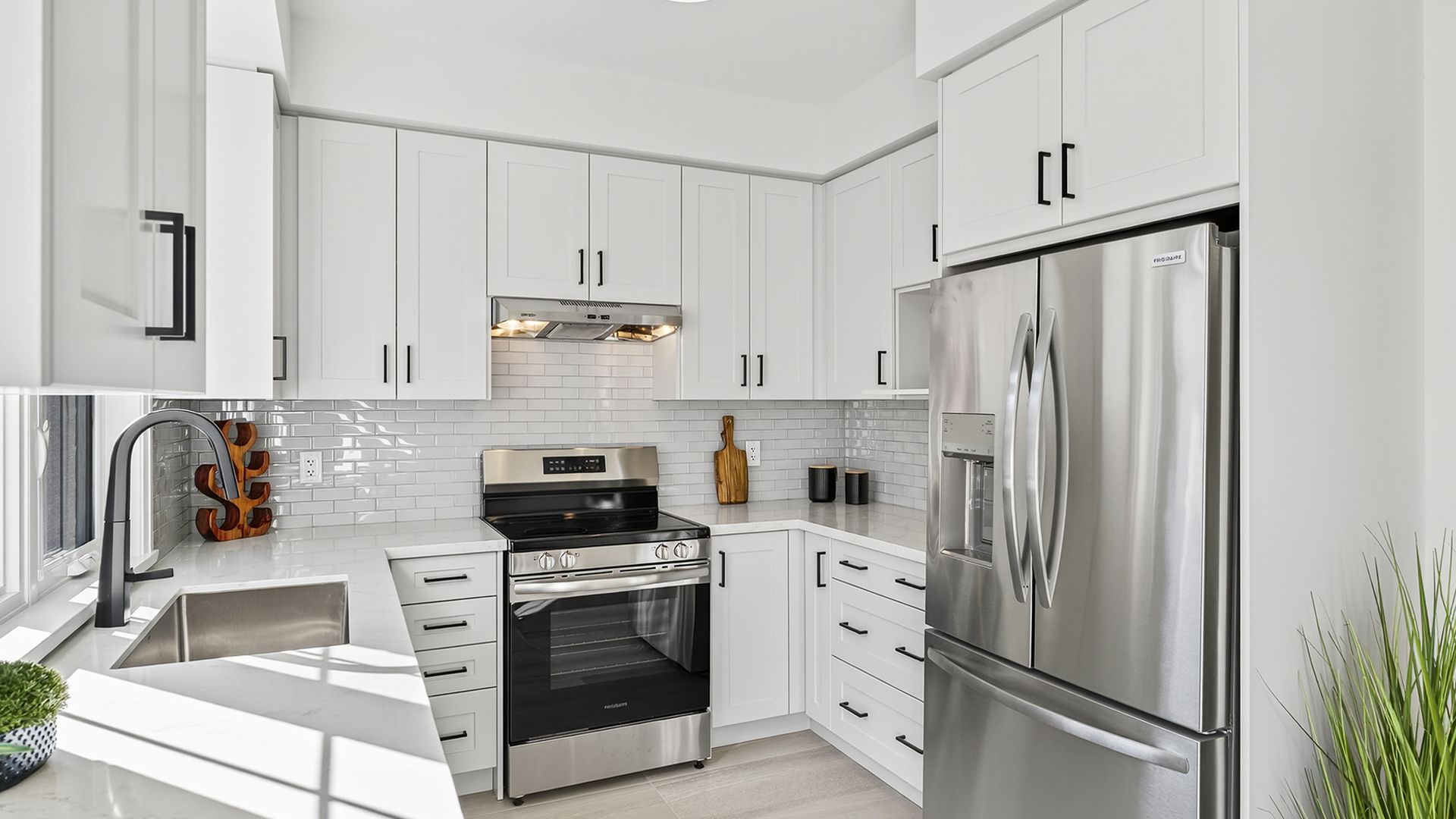 modern finishes detail Unit 11 Mill Street Towns kitchen cabinetry Markham